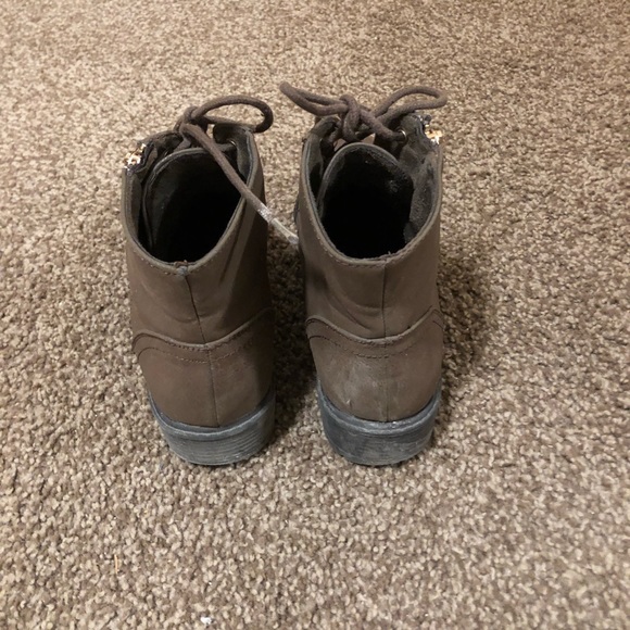 Brown Angle Boots - Picture 3 of 4